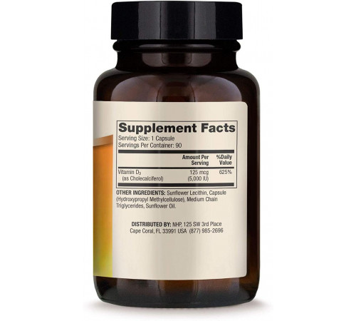 Вітамін Д3 ліпосомальний Dr. Mercola Liposomal Vitamin D3 5000 МЕ 90 капс