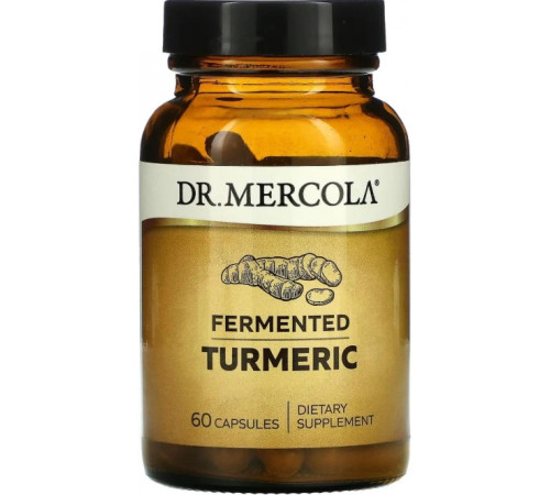 Куркума в капсулах Dr. Mercola Fermented Turmeric 60 капс