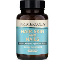 Вітаміни для волосся шкіри та нігтів Dr. MercolaHair Skin & Nails 30 капс