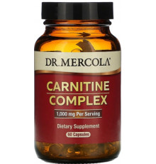 Карнітіновий комплекс Dr. Mercola  Carnitine Complex 1000 мг 60 капс