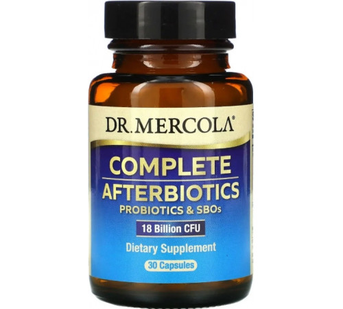 Пробіотики для травлення Dr. Mercola Complete Afterbiotics 30 капс