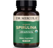 Спіруліна Dr. Mercola  Spirulina 2000 мг 120 таб