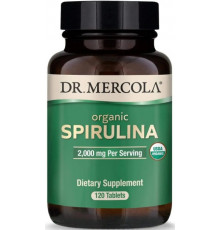 Спіруліна Dr. Mercola  Spirulina 2000 мг 120 таб