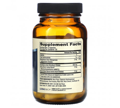 Вітаміни та мінерали для кісток Dr. Mercola Bone Support with Strontium and Boron 60 капс