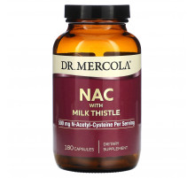 N-ацетил-L-цистеин NAC с расторопшей Pterostilbene  Dr. Mercola 180 капс