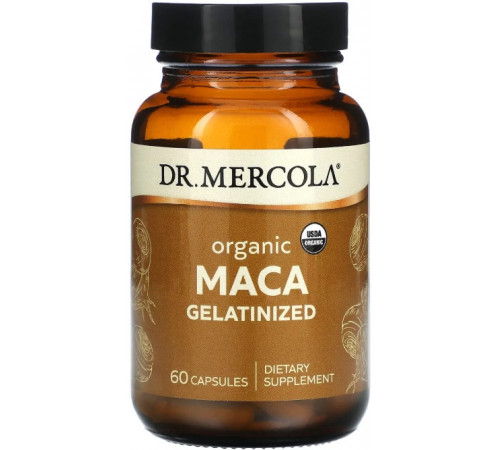 Мака Dr. Mercola Maca Gelatinized 60 капс