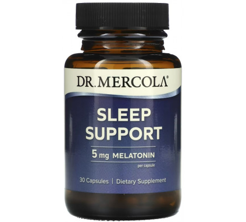 Підтримка сну (мелатонін 5мг) Dr. Mercola Sleep Support 30 капс