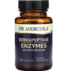 Серрапептаза  Dr. Mercola Serrapeptase Enzymes 60 капс