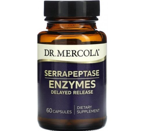Серрапептаза  Dr. Mercola Serrapeptase Enzymes 60 капс