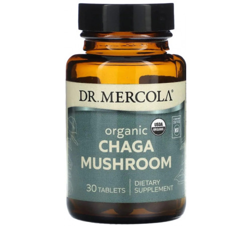 Гриб Чага  Dr. Mercola Chaga Mushroom 30 таб