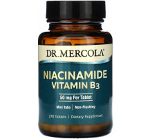 Ниацинамид (витамин B3) Dr. Mercola Niacinamide Vitamin B3 50 мг 270 таб