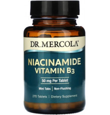 Ніацинамід (вітамін B3) Dr. Mercola Niacinamide Vitamin B3 50 мг 270 таб