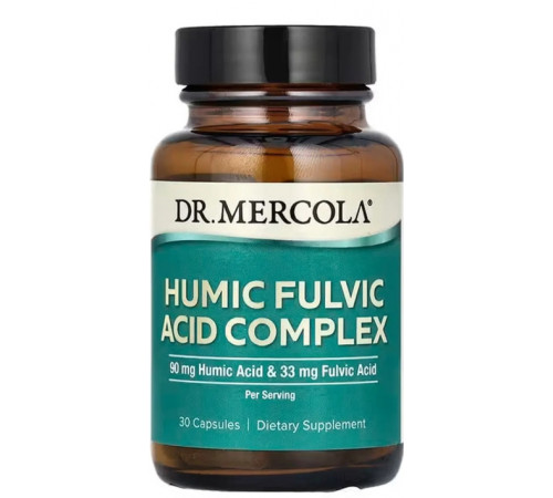 Гумінова та фульвова кислота Dr. Mercola Humic Fulvic Acid Complex 30 капс