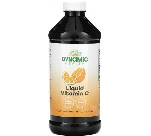 Вітамін С рідкий Dynamic Health Liquid Vitamin C 473 мл цитрусовий смак