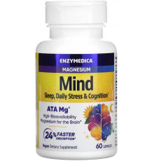 Магній (ацетилтауринат) для сну Enzymedica Magnesium Mind 60 капс