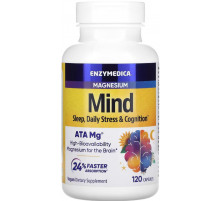 Магний (ацетилтауринат) для сна Enzymedica Magnesium Mind 120 капс