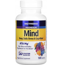 Магній (ацетилтауринат) для сну Enzymedica Magnesium Mind 120 капс
