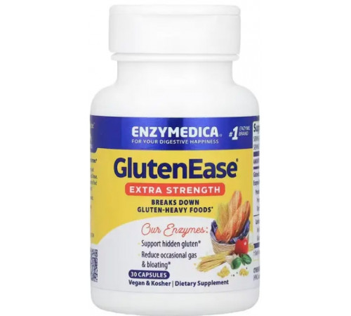 Ферменты для переваривания глютена и казеина Enzymedica GlutenEase 30 капс