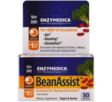 Фермент для травлення складних вуглеводів Enzymedica BeanAssist 30 капс