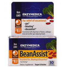 Фермент для травлення складних вуглеводів Enzymedica BeanAssist 30 капс