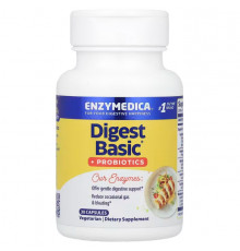 Ферменти та пробіотики Enzymedica Digest Basic + Probiotics 30 капс