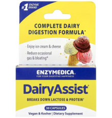 Ферменти для перетравлення лактози Enzymedica DairyAssist 30 капс