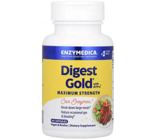 Пищеварительные ферменты Enzymedica Digest Gold 90 капс