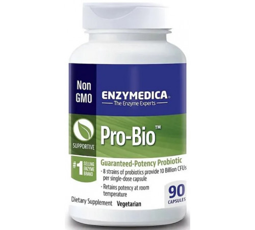 Пробіотики Enzymedica Guaranteed Potency Probiotic 90 капсул