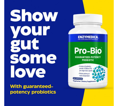 Пробіотики Enzymedica Guaranteed Potency Probiotic 90 капсул