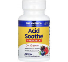 Снижение кислотности желудка Enzymedica Acid Soothe 30 жев таб ягоды