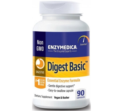 Ферменти для травлення Enzymedica Essential Enzyme Formula 90 капсул