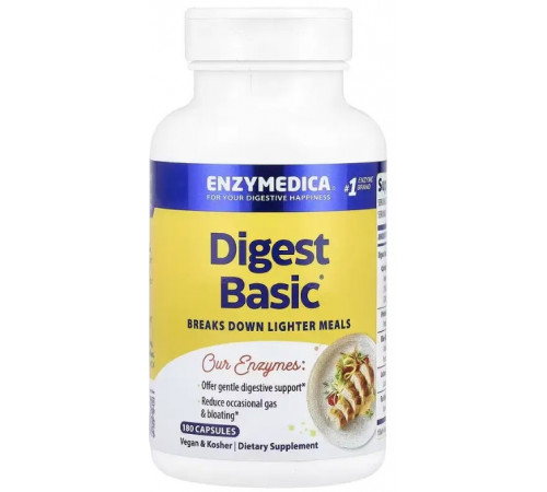 Ферменти для травлення Enzymedica Essential Enzyme Formula 180 капс