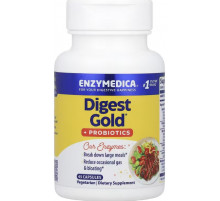 Ферменты и пробиотики для пищеварения Enzymedica  Digest Gold + Probiotics 45 капс