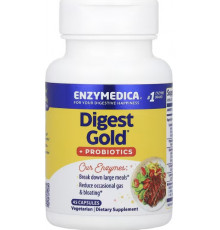 Ферменти та пробіотики для травлення Enzymedica Digest Gold + Probiotics 45 капс