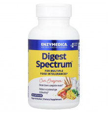 Ферменти від харчової нестерпності Enzymedica Digest Spectrum 120 капс