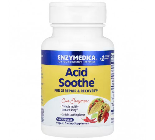 Ензими Enzymedica Acid Soothe 30 капс