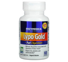 Ферменти для травлення жирів Enzymedica Lypo Gold 60 капс