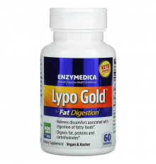 Ферменти для травлення жирів Enzymedica Lypo Gold 60 капс