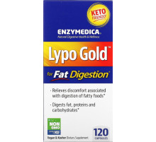 Оптимізатор перетравлення жиру ферменти Enzymedica Lypo Gold 120 капс