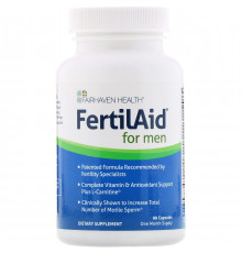 Репродуктивне здоров'я чоловіків Fairhaven Health FertilAid for men 90 капсул