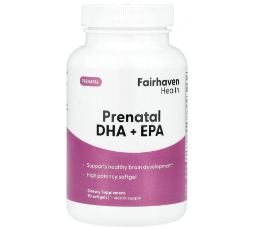 Омега-3 для вагітних Fairhaven Health Omega 3 90 капс