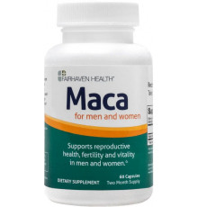 Мака перуанська для потенції Fairhaven Health Maca 500 мг 60 капс