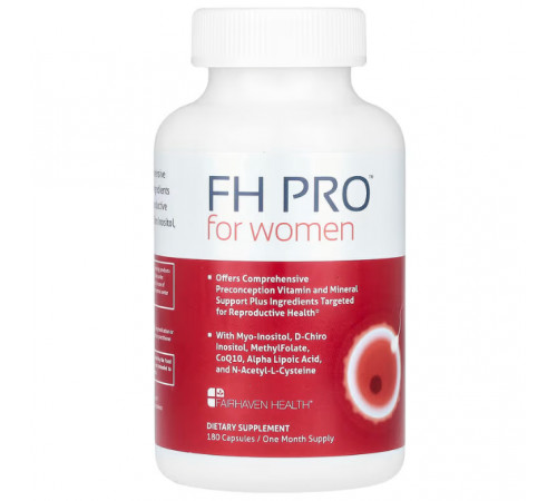 Репродуктивне здоров'я жінок Fairhaven Health FH Pro for Women 180 капс