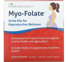 Міо-фолат (інозитол,міо-фолат) для вагітних Fairhaven Health  Myo-Folate 30 пакет