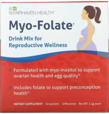 Міо-фолат (інозитол,міо-фолат) для вагітних Fairhaven Health  Myo-Folate 30 пакет