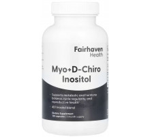Міо-інозитол + D-хиро інозитол Fairhaven Health Myo + D-Chiro Inositol 120 капс
