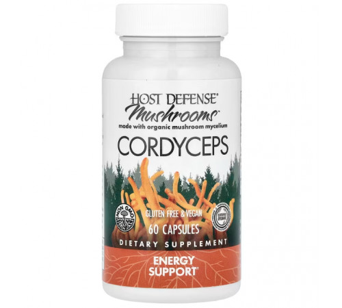 Кордицепс Host Defense Cordyceps Fungi Perfecti 60 вег капс
