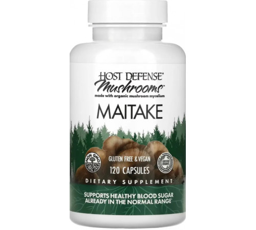 Майтаке Host Defense Maitake Fungi Perfecti 120 капс