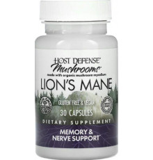 Їжачок Гребінчастий Host Defense Lion's Mane Fungi Perfecti 30 вег капс