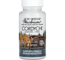 Кордицепс и рейши от стресса и усталости Fungi Perfecti Cordychi 60 капс